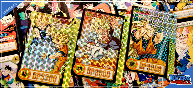 Collection : les cartes Dragon Ball Z Carddass Hondan BP/DP de