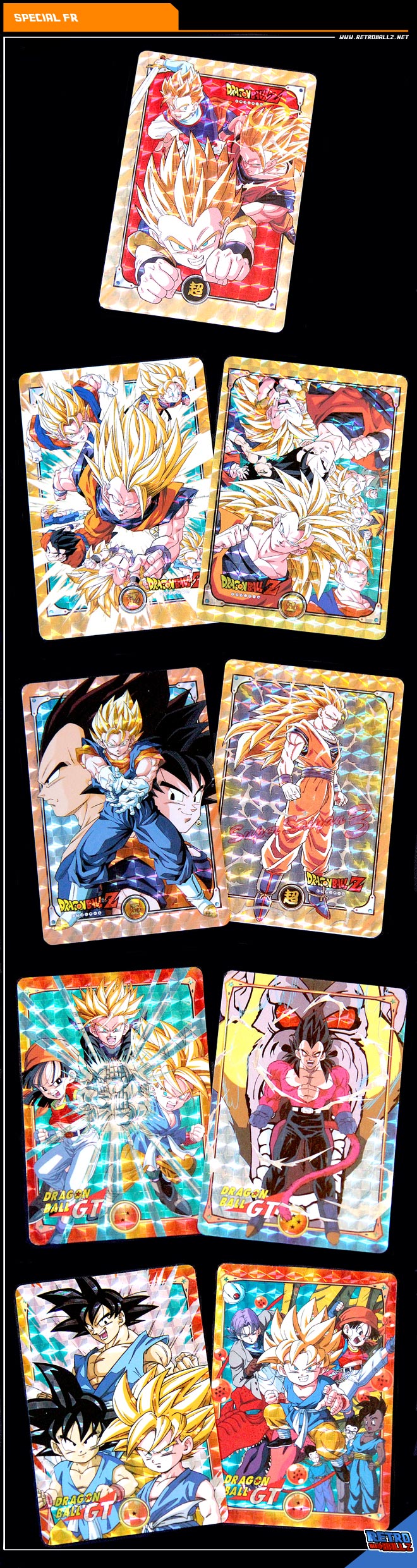 RetroballZ Comment ranger ses cartes ?