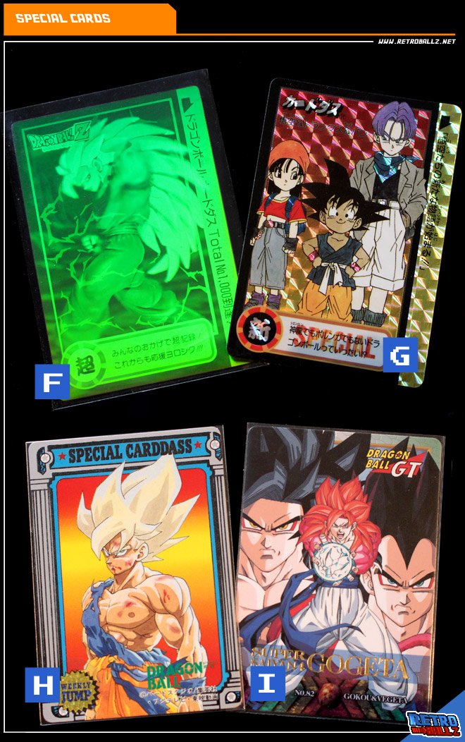 Dragon ball z gt dbz visual adventure carddass card card 241 made japan