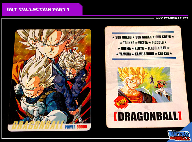 RetroballZ art collection dragonball cards